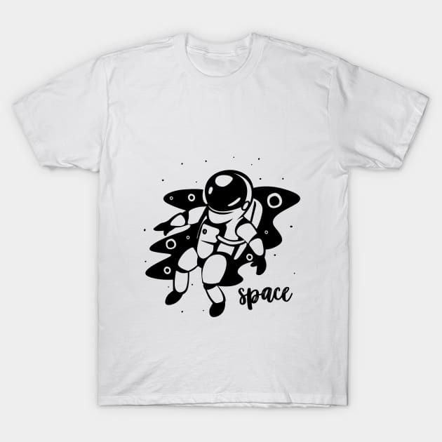 Spacefall T-Shirt by Whatastory